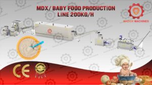 Baby food production line MDX/BF200