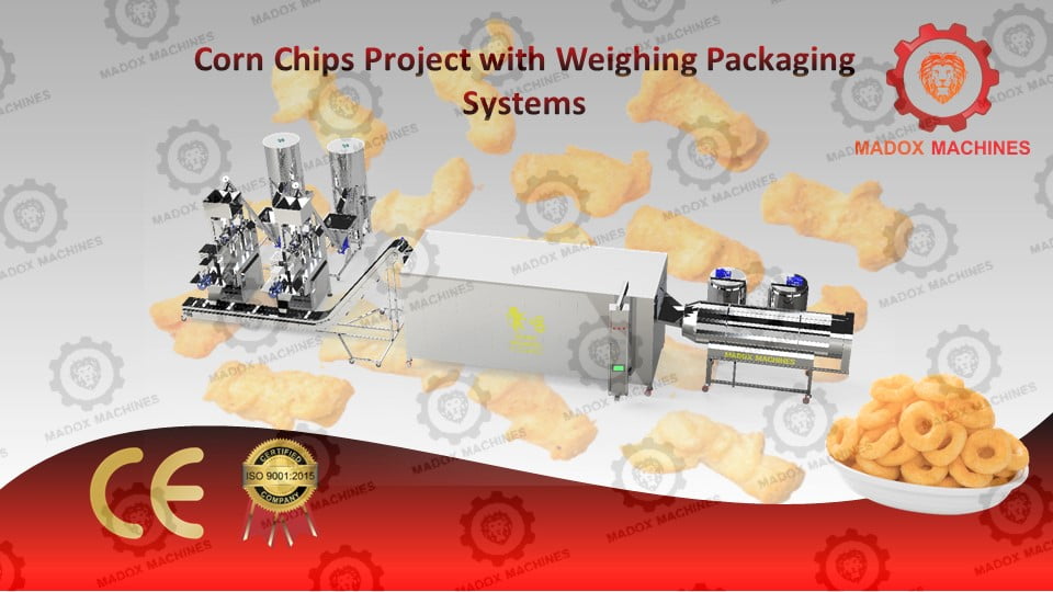 Corn chips project with weighing packaging systems