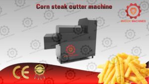 Corn steak cutter machine