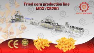 Fried corn production line MDXCB250