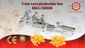 Fried corn production line MDXCB500