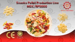 Snacks pellet production line MDXRP5000
