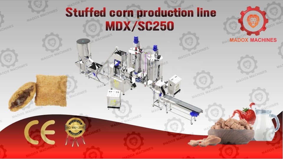 Stuffed corn production line MDXSC250