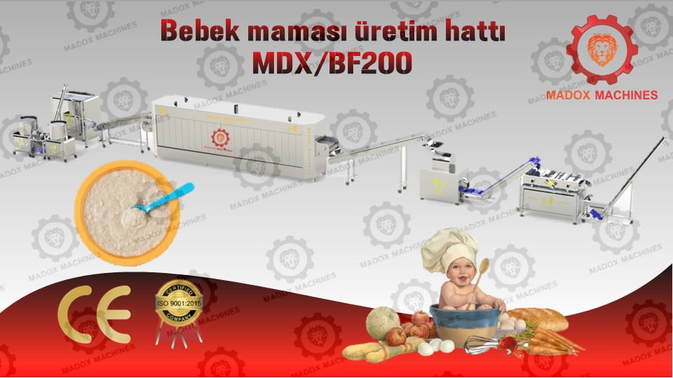 bebek maması üretim hattı MDXBF200
