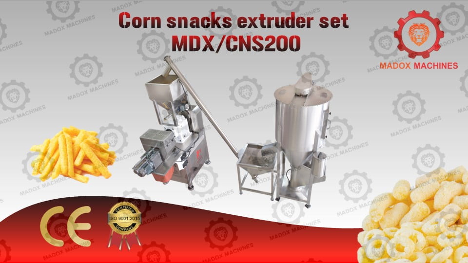 corn snacks extruder set MDXCNS200