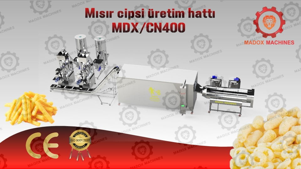 mısır cipsi üretim hattı MDXCN400