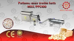 patlamış mısır üretim hattı MDXPPC100