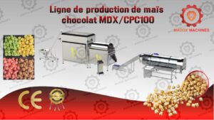 Ligne de production de maïs chocolat MDXCPC100