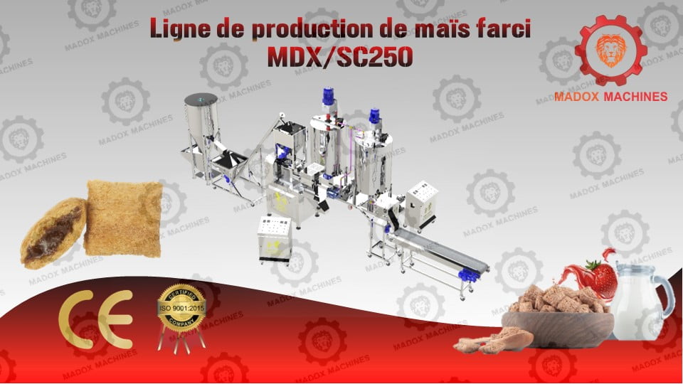 Ligne de production de maïs farci MDXSC250