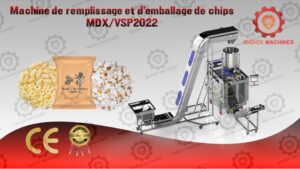 Machine de remplissage et d'emballage de chips MDXVSP2022