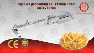 ligne de production de French Fries MDXFF700