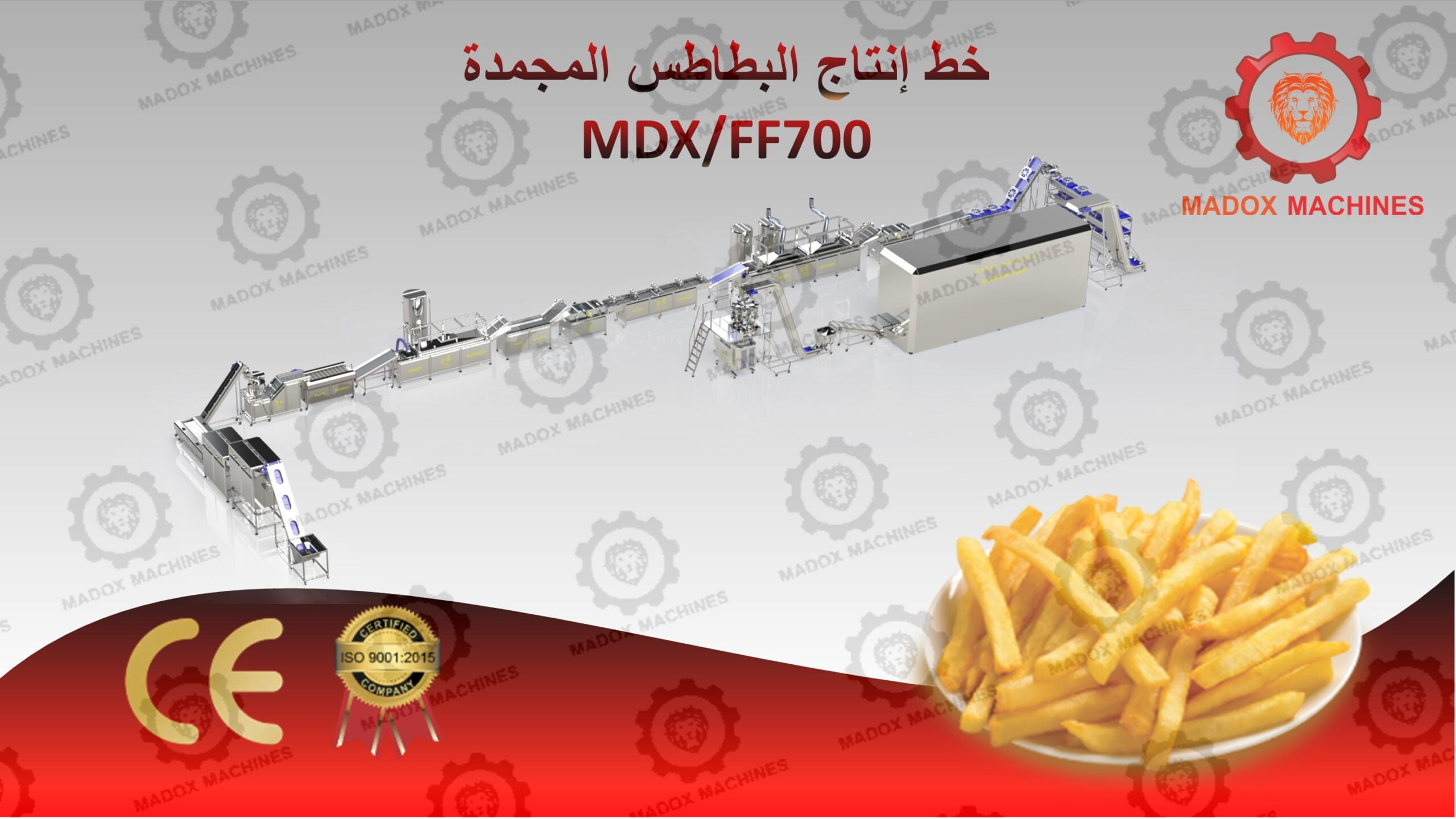 خط إنتاج البطاطس المجمدة