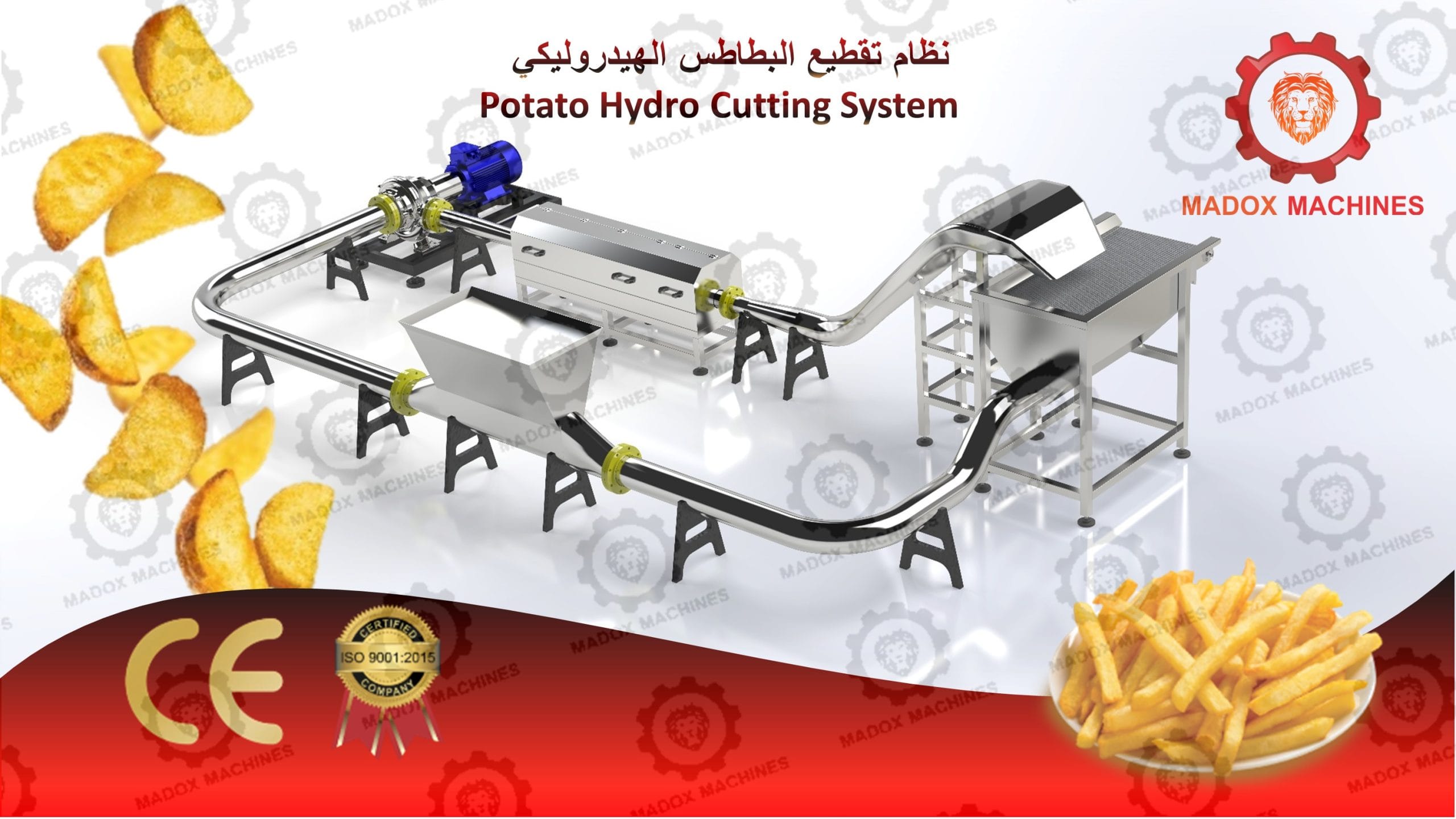 Potato Hydro Cutting System